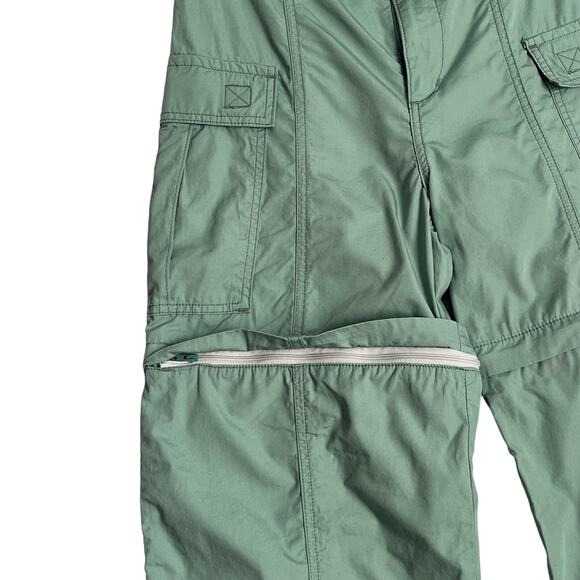 Levi's Green Convertible Cargo Pants High Waist Relaxed Fit Straight Leg - Picture 6 of 16